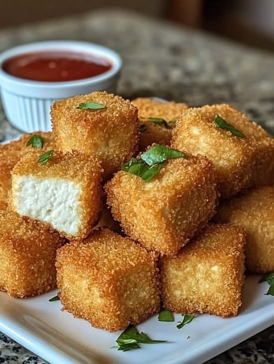 E8. Fried Tofu 炸豆腐